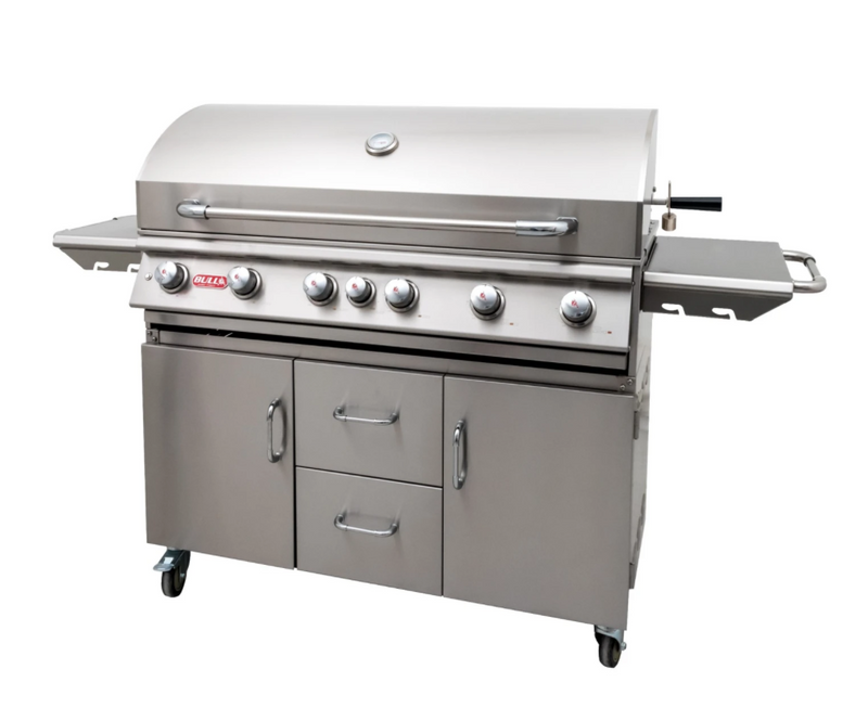 Bull Diablo 46-Inch 6-Burner Grill and Cart