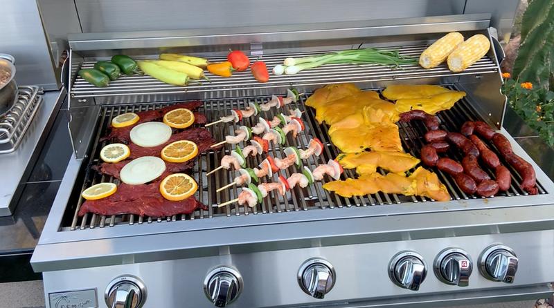 Kokomo 40” Built in Gas Grill (5 Burner/Back Burner) BBQ GRILL KoKoMo Grills   