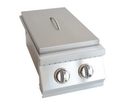 Built In Double Side Burner Stainless Steel with removable cover BBQ GRILL KoKoMo Grills Built In Double Side Burner Stainless Steel with removable cover LPG  