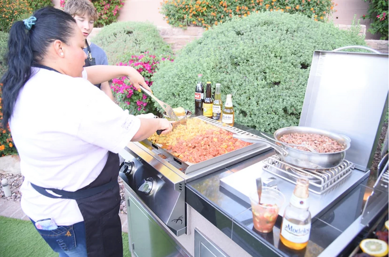 Built-In 22 Inch Griddle Teppanyaki Gas Grill BBQ GRILL KoKoMo Grills   