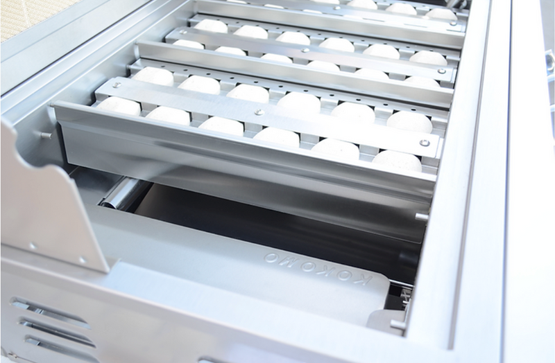 Professional 4 Burner 32 Inch Cart Model BBQ Grill With Lights & Locking Casters BBQ GRILL KoKoMo Grills   