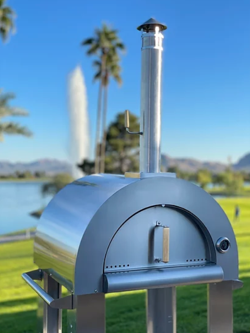 Kokomo 32” Wood Fired Stainless Steel Pizza Oven Pizza Makers & Ovens KoKoMo Grills   