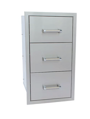 Outdoor Kitchen Stainless Steel Triple Drawer BBQ GRILL KoKoMo Grills   