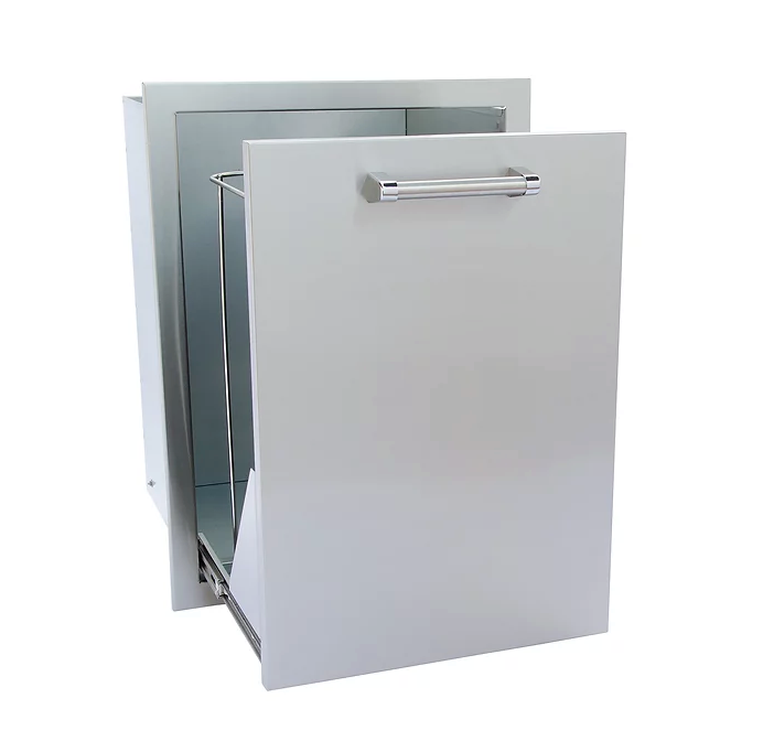 Outdoor Kitchen Stainless Steel Trash/Propane Pull-Out BBQ GRILL KoKoMo Grills   