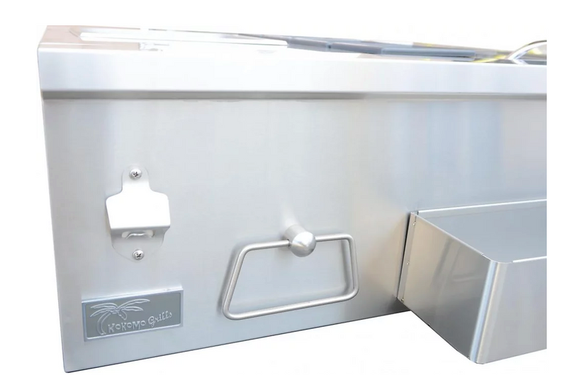 Built-In Bartender Cocktail Station With Sink Bottle Opener and Ice Chest BBQ GRILL KoKoMo Grills   