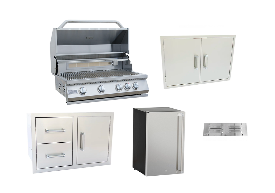 5 PIECE OUTDOOR KITCHEN PACKAGE DEAL - Thumbnail 3
