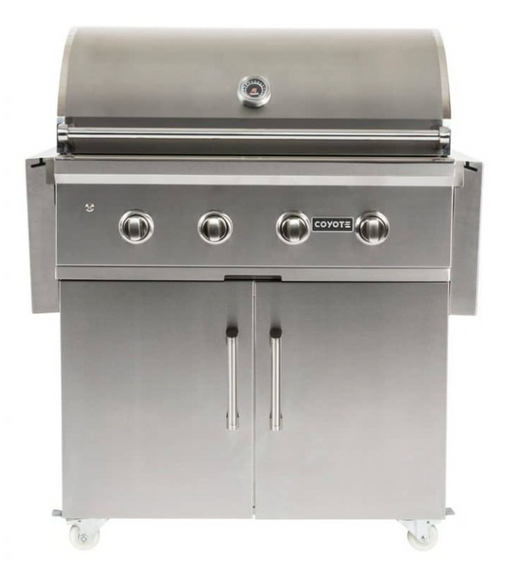 36" C-Series Grill With Cart - C2C36+C1S36CT BBQ GRILL Coyote Grills 36" C-Series Grill With Cart - C2C36+C1S36CT LPG  