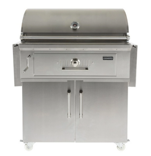 36" Charcoal Grill With Cart - C1CH36+C1CH36CT BBQ GRILL Coyote Grills   