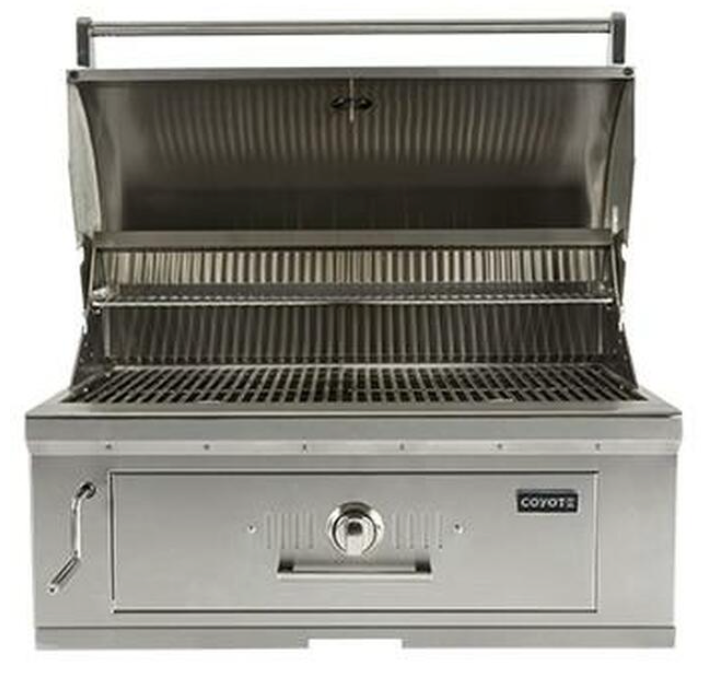 Coyote 36" Built In Charcoal Grill - C1CH36 BBQ GRILL Coyote Grills   