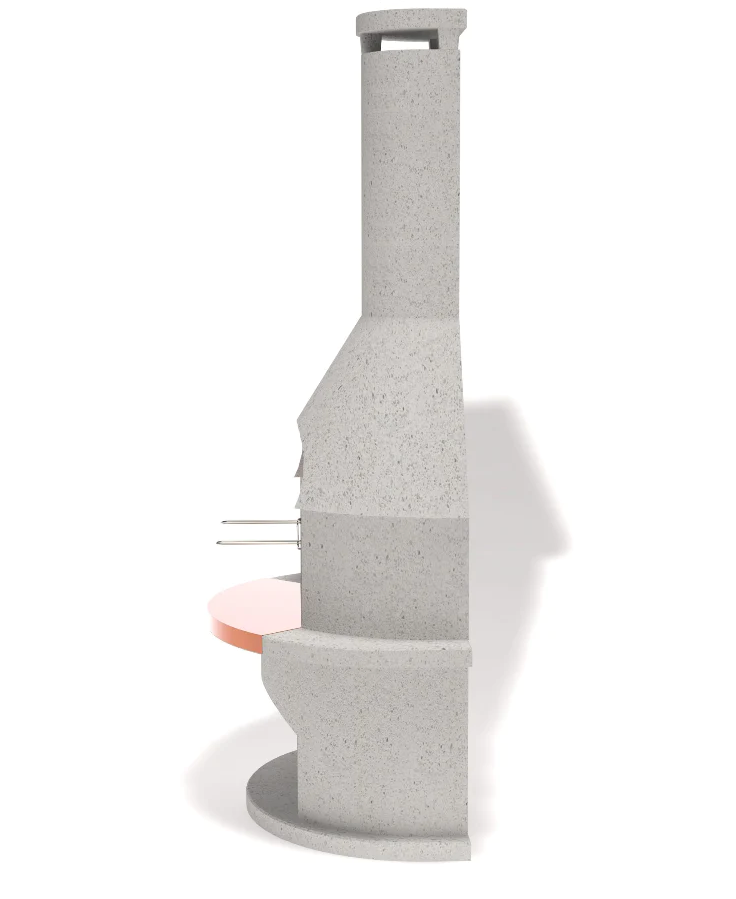 Rondo With Extension base & Pizza Oven Insert BBQ GRILL Bushbeck   