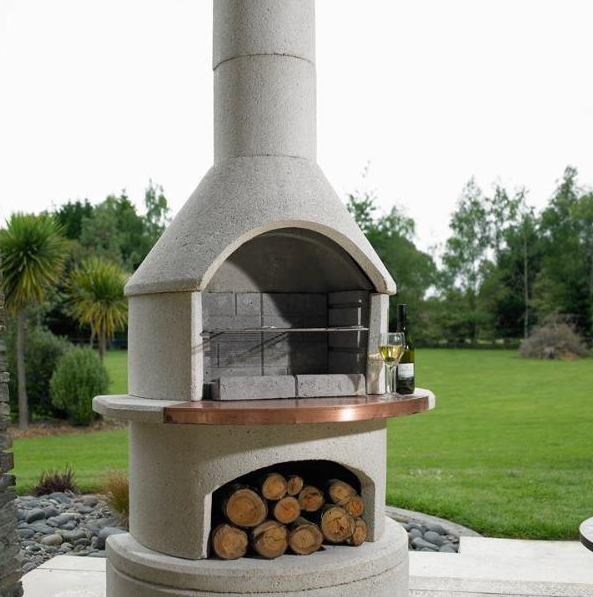 Rondo With Pizza Oven Insert BBQ GRILL Bushbeck   
