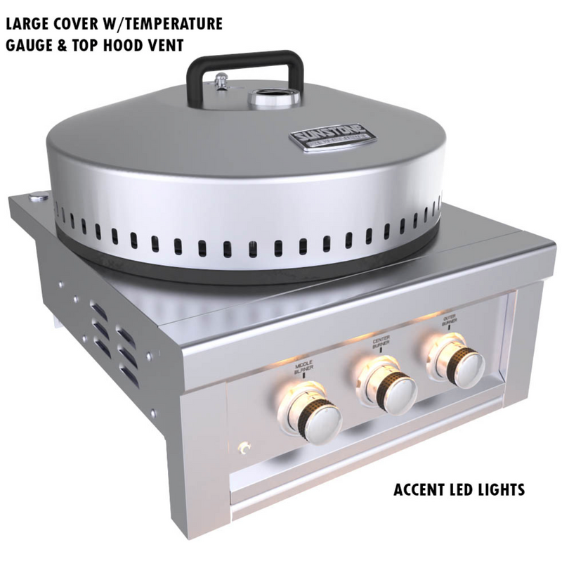 Sunstone® 24” Power Cirque™ Burner - Item No. SUN24PCB  SunStone Barbecue Grills   