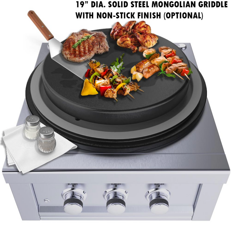 Sunstone® 24” Power Cirque™ Burner - Item No. SUN24PCB  SunStone Barbecue Grills   