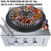 Sunstone® 24” Power Cirque™ Burner - Item No. SUN24PCB  SunStone Barbecue Grills   