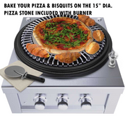 Sunstone® 24” Power Cirque™ Burner - Item No. SUN24PCB  SunStone Barbecue Grills   