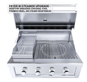 Ruby 4 Burner Pro-Sear 36" w/IR  SunStone Barbecue Grills   