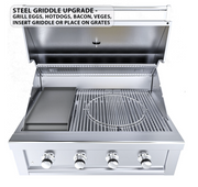 Ruby 4 Burner Pro-Sear 36" w/IR  SunStone Barbecue Grills   