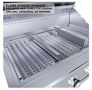 Ruby 4 Burner Pro-Sear 36" w/IR  SunStone Barbecue Grills   