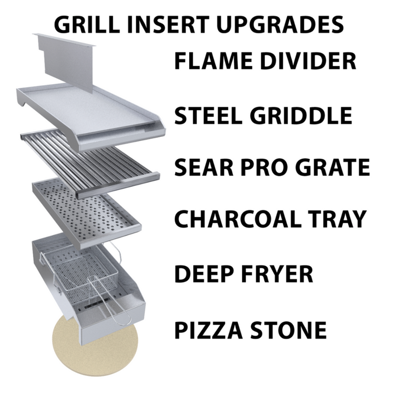 Ruby 4 Burner Pro-Sear 36" w/IR  SunStone Barbecue Grills   