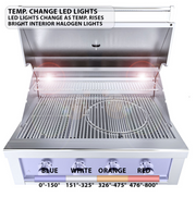 Ruby 4 Burner Pro-Sear 36"  SunStone Barbecue Grills   