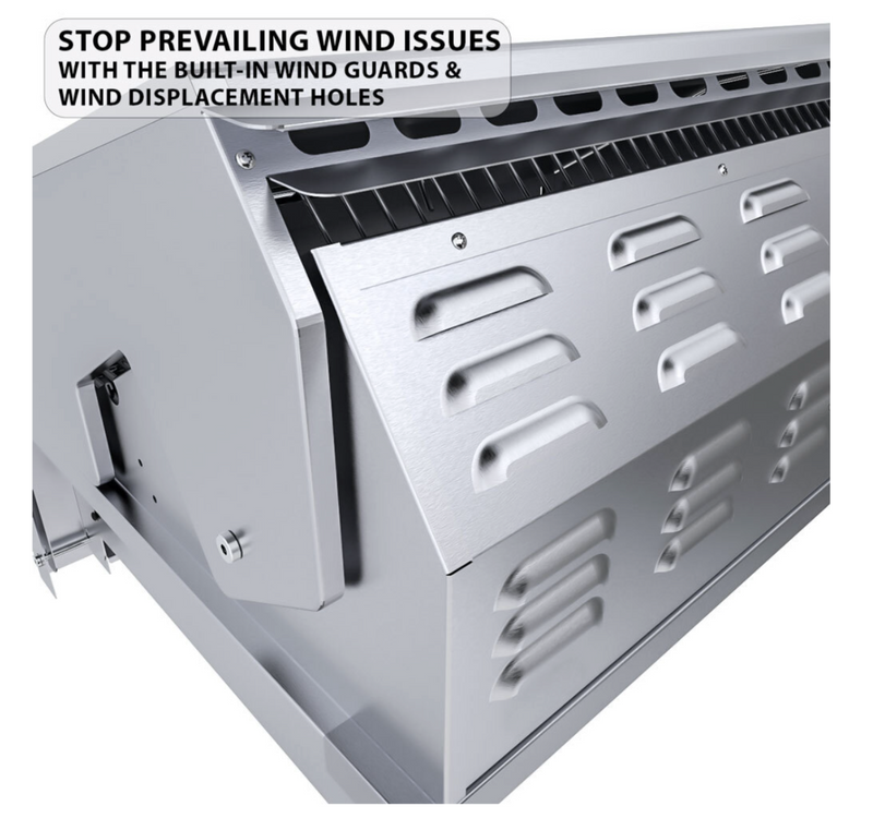 Ruby 4 Burner Pro-Sear 36"  SunStone Barbecue Grills   