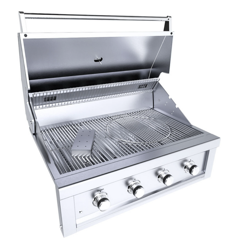 Ruby 4 Burner Pro-Sear 36" w/IR  SunStone Barbecue Grills   