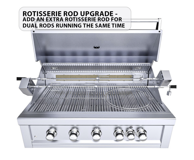 Ruby 5 Burner Pro-Sear 42" w/IR BBQ GRILL SunStone Barbecue Grills   