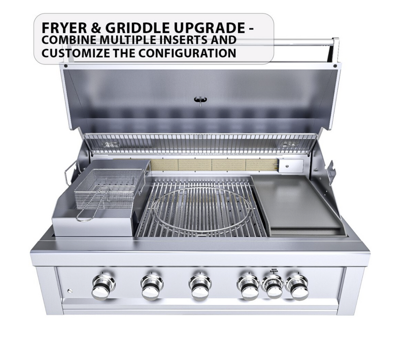 Ruby 5 Burner Pro-Sear 42" w/IR BBQ GRILL SunStone Barbecue Grills   