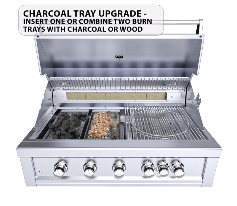 Ruby 5 Burner Pro-Sear 42" w/IR BBQ GRILL SunStone Barbecue Grills   