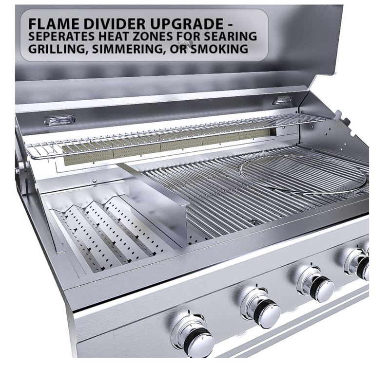 Ruby 5 Burner Pro-Sear 42" w/IR BBQ GRILL SunStone Barbecue Grills   