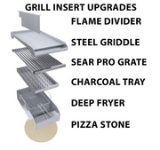 Ruby 5 Burner Pro-Sear 42" w/IR BBQ GRILL SunStone Barbecue Grills   
