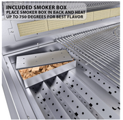 Ruby 5 Burner Pro-Sear 42" w/IR BBQ GRILL SunStone Barbecue Grills   