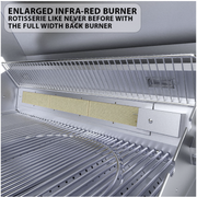 Ruby 5 Burner Pro-Sear 42" w/IR BBQ GRILL SunStone Barbecue Grills   