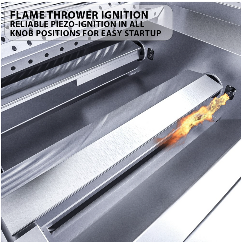 Ruby 5 Burner Pro-Sear 42" w/IR BBQ GRILL SunStone Barbecue Grills   