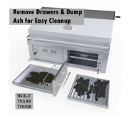 42" Gas Hybrid Dual Zone Charcoal/Wood Burning Grill BBQ GRILL SunStone Barbecue Grills   