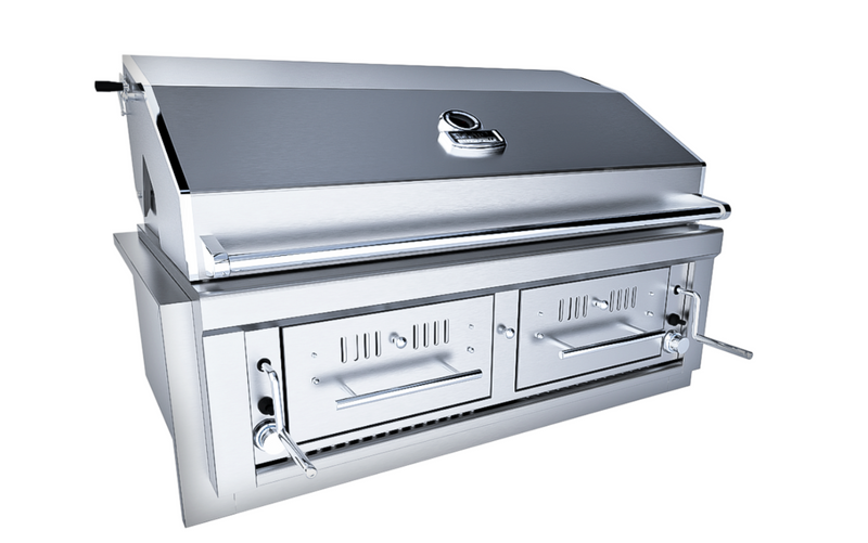 42" Gas Hybrid Dual Zone Charcoal/Wood Burning Grill BBQ GRILL SunStone Barbecue Grills   