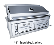 42" Gas Hybrid Dual Zone Charcoal/Wood Burning Grill BBQ GRILL SunStone Barbecue Grills   