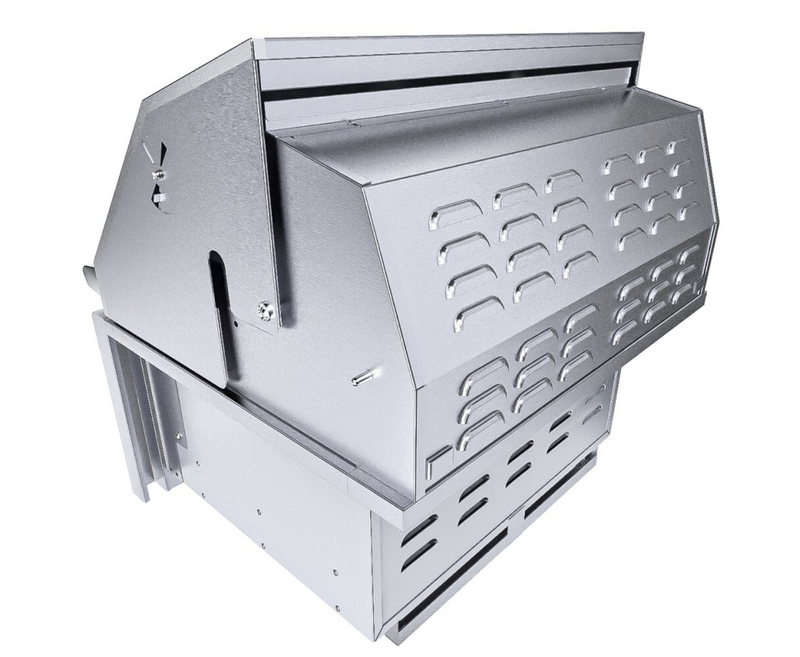 28" Single Zone 304 Stainless Steel Charcoal Grill BBQ GRILL SunStone Barbecue Grills   