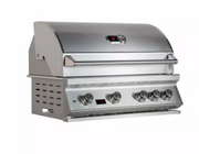 Bonfire Built-In 4 Burner +Cover+Rotisserie + Lifetime Warranty BBQ GRILL Bonfire Barbecue grills   