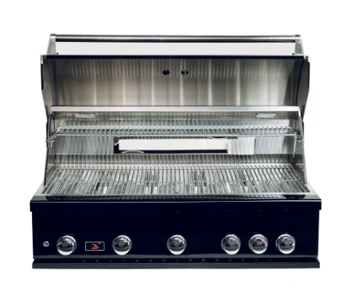 Bonfire Built-In 500 Burner Black +Cover+Rotisserie + Lifetime Warranty BBQ GRILL Bonfire Barbecue grills   