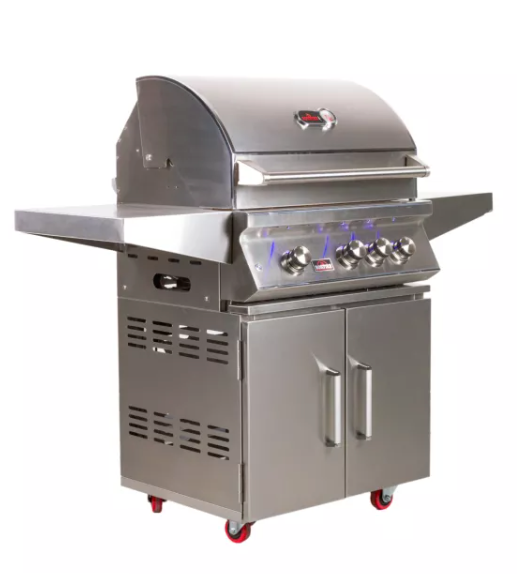 Bonfire 3 Burner Cart + Cover + Rotisserie + Lifetime Warranty BBQ GRILL Bonfire Barbecue grills   