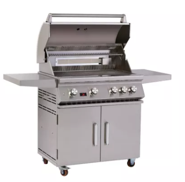 Bonfire 4 Burner Double Door +Cover+Rotisserie + Lifetime Warranty BBQ GRILL Bonfire Barbecue grills   