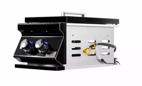 Bonfire Double Size Burner Black BBQ GRILL Bonfire Barbecue grills   