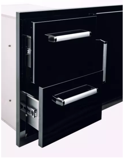 Bonfire Door & Drawer Combo Black BBQ GRILL Bonfire Barbecue grills   