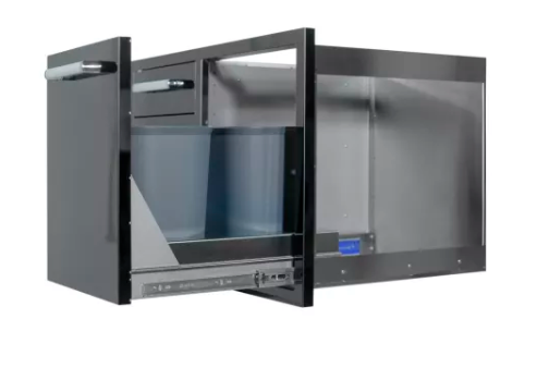 Bonfire Triple Drawer & Trash Can Combo Black BBQ GRILL Bonfire Barbecue grills   