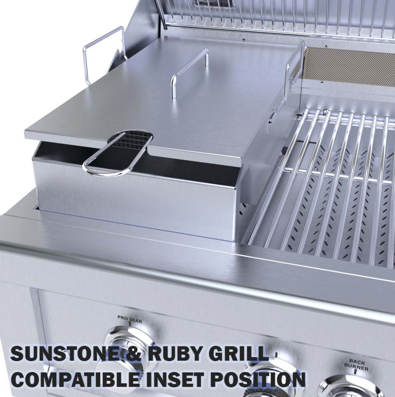 Sunstone Deep Fryer & Steamer Grill Insert BBQ GRILL SunStone Barbecue Grills   