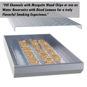 3-in-1 Charcoal Wood Burning & Smoking Tray for Gas Grills BBQ GRILL SunStone Barbecue Grills   