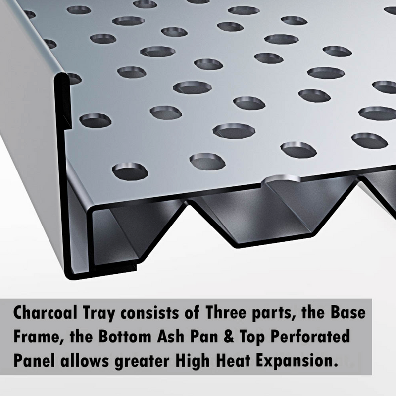 3-in-1 Charcoal Wood Burning & Smoking Tray for Gas Grills BBQ GRILL SunStone Barbecue Grills   