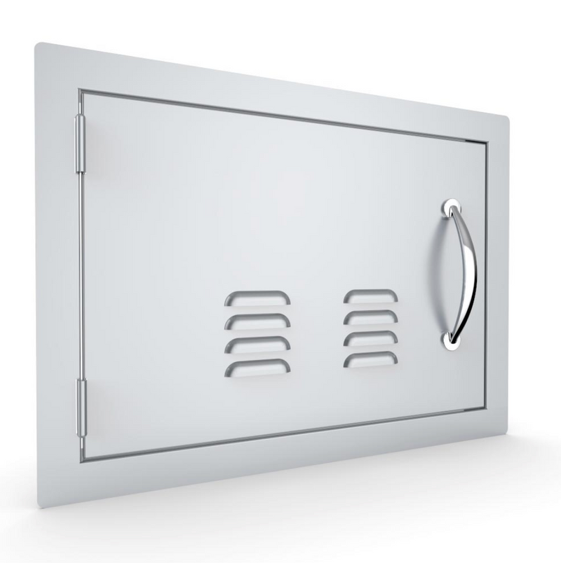 14x20 & 17x24 Horizontal Access Door Vented BBQ GRILL SunStone Barbecue Grills 14x20 & 17x24 Horizontal Access Door Vented - Left  Swing  