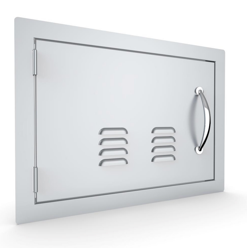 14x20 & 17x24 Horizontal Access Door Vented BBQ GRILL SunStone Barbecue Grills 14x20 & 17x24 Horizontal Access Door Vented - Left  Swing A-DH1724-L  